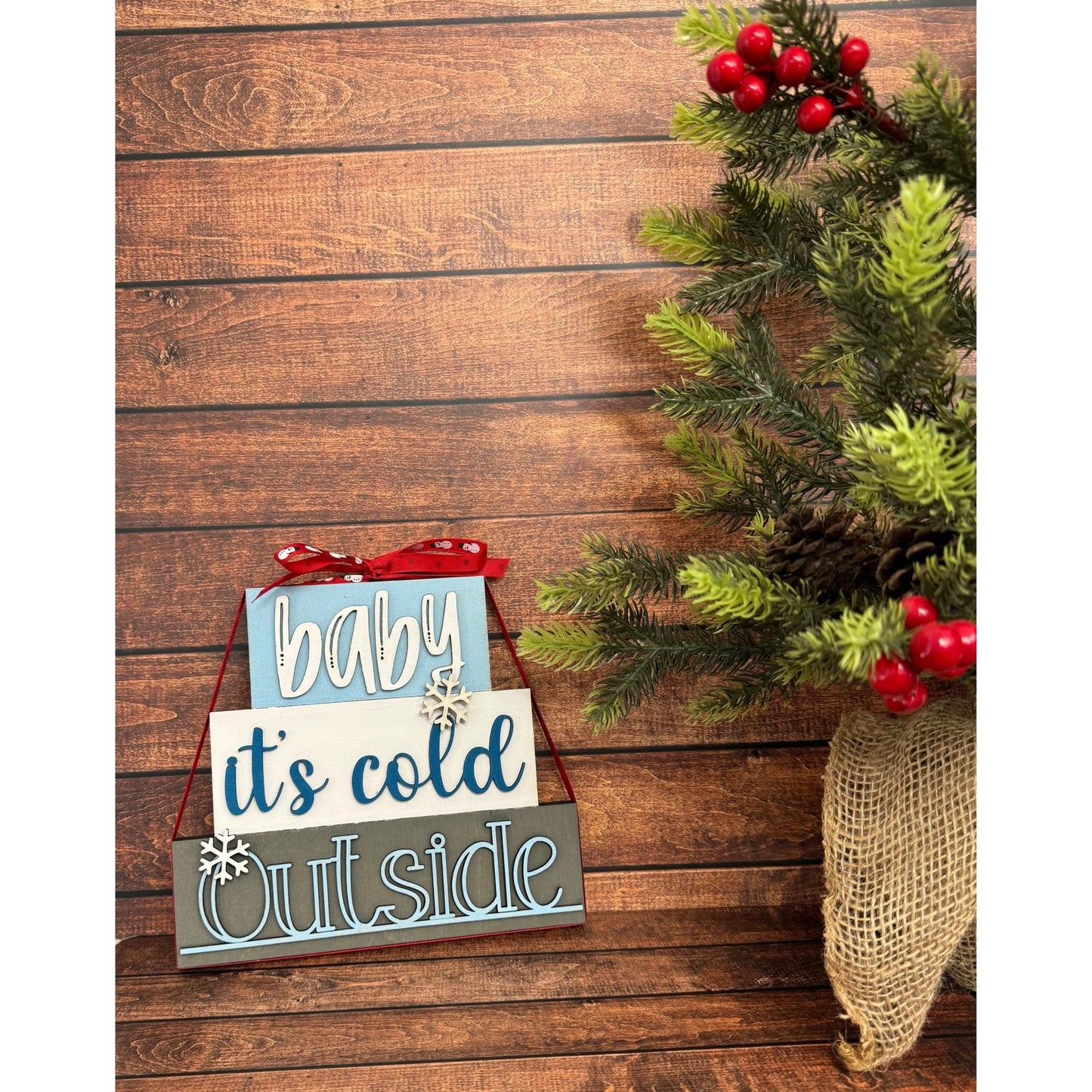 Christmas Word Stackers - Nifty Decor & More