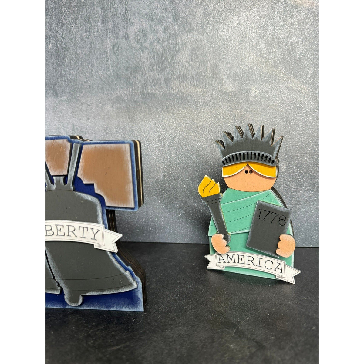 Chunky America Shelf Sitter - Nifty Decor & More