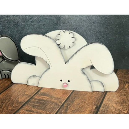 Chunky Bunny Easter Shelf Sitter White