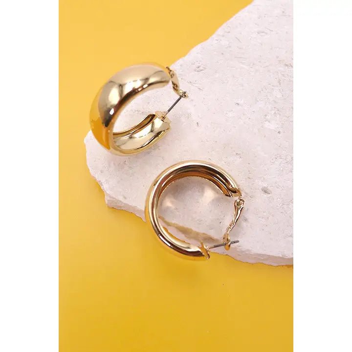 Chunky Hoop Earrings - Nifty Decor & More