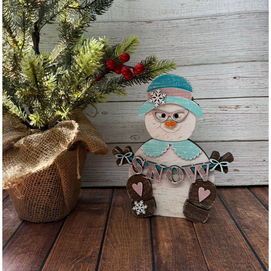Chunky Mrs. Snow - Nifty Decor & More