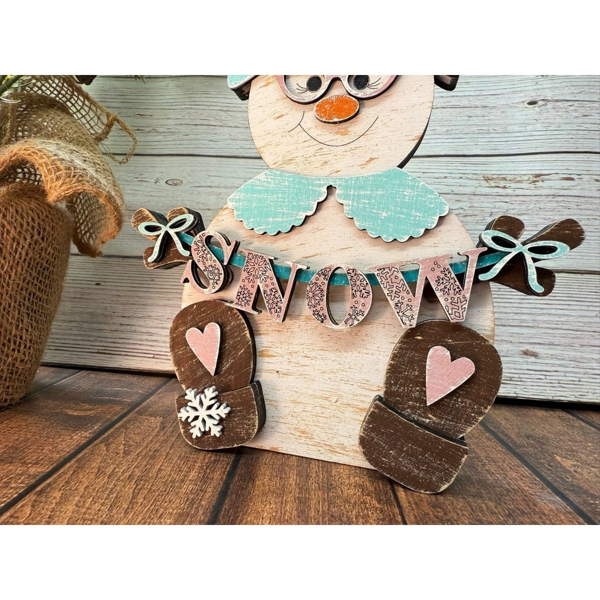 Chunky Mrs. Snow - Nifty Decor & More
