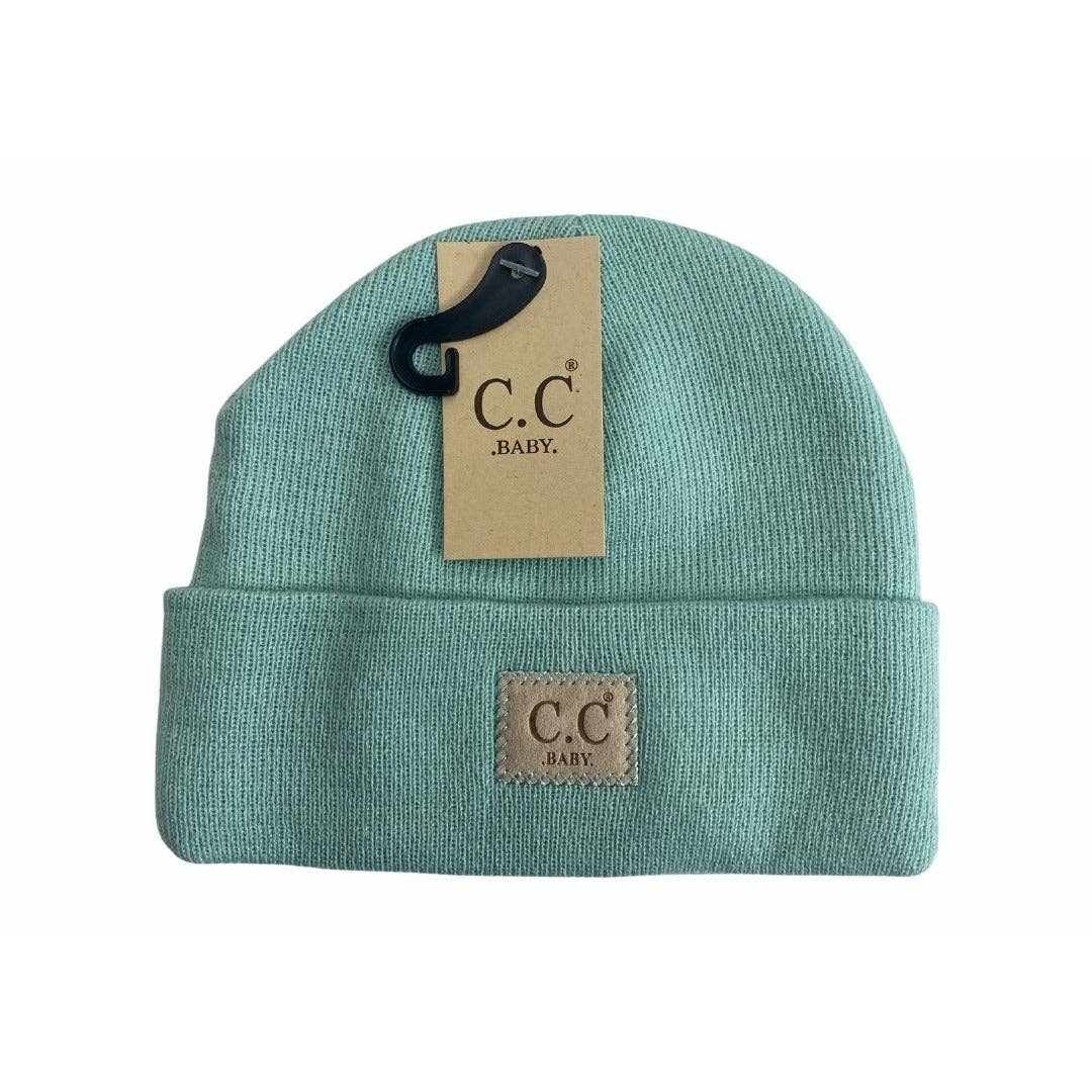 Classic Oversized Logo CC Baby Beanie - Nifty Decor & More