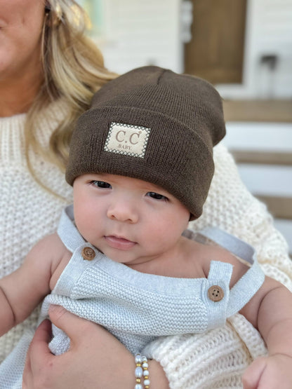 Classic Oversized Logo CC Baby Beanie - Nifty Decor & More