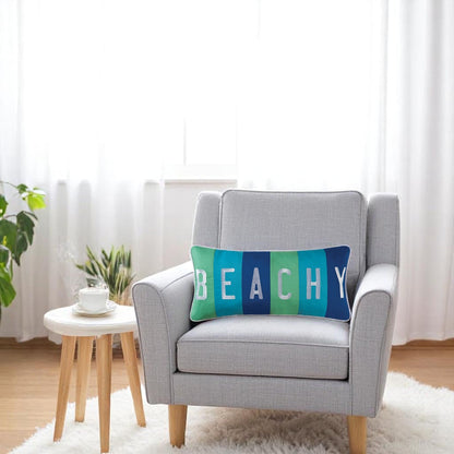 Coastal Beachy Throw Pillow, Breezy Seaside Style for Cozy Living Spaces, Ideal Housewarming Gift - Nifty Decor & More