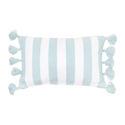 Coastal Cabana Stripes Throw Pillow, Vibrant Indoor Outdoor Patio Decor, Perfect Beach House Gift - Nifty Decor & More