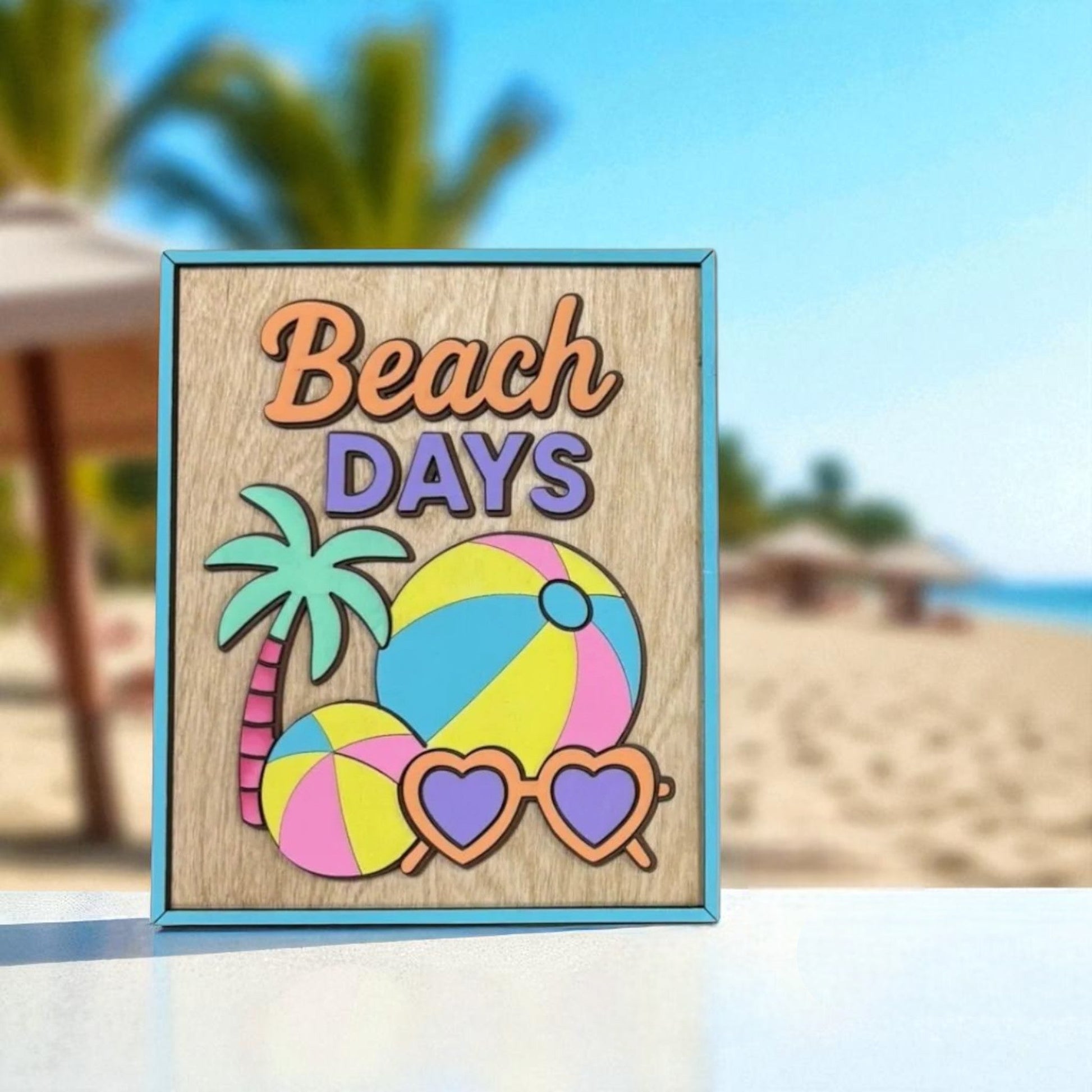 Coastal Cowgirl Summer Vibes Pastel Wall Art Print, Serene Beach Decor for Living Room, Ideal Gift for Home Summer Wall Decor Beach Days