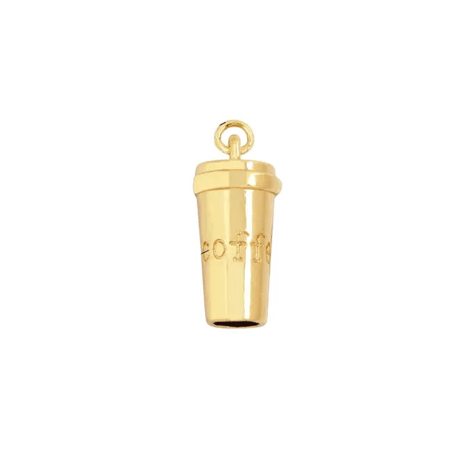 Coffee Cup Charm, Adorable Coffee Mug Pendant for Bracelet or Necklace, Ideal Gift for Caffeine Queens - Nifty Decor & More
