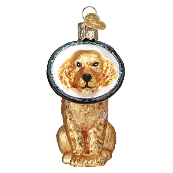Cone Of Shame Dog Ornament - Nifty Decor & More