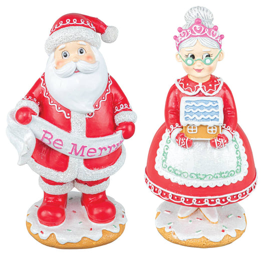 Confectioner Santa and Mrs. Clause