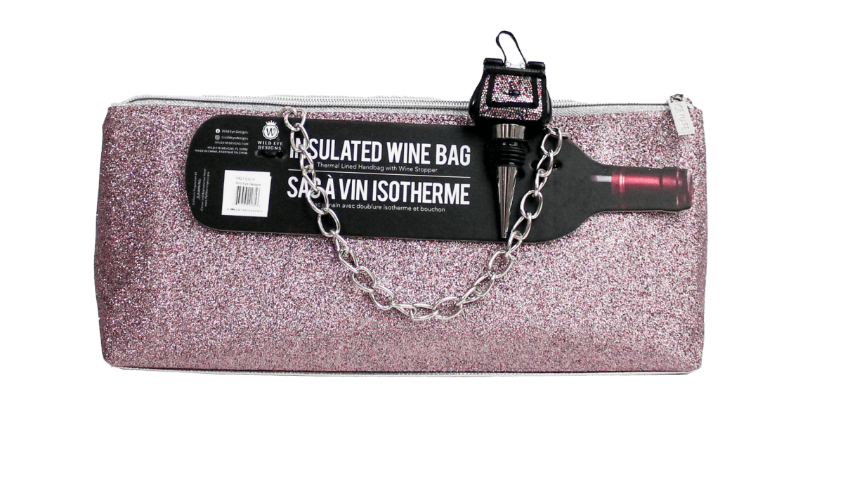 Confetti Insulated Wine Bag & Purse Stopper - Nifty Decor & More