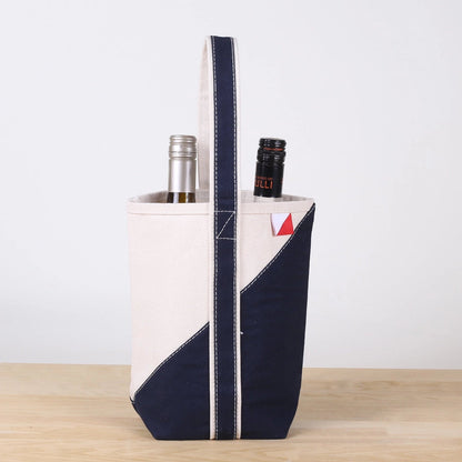 Contemporary 2 Bottle Wine Tote - Nifty Decor & More
