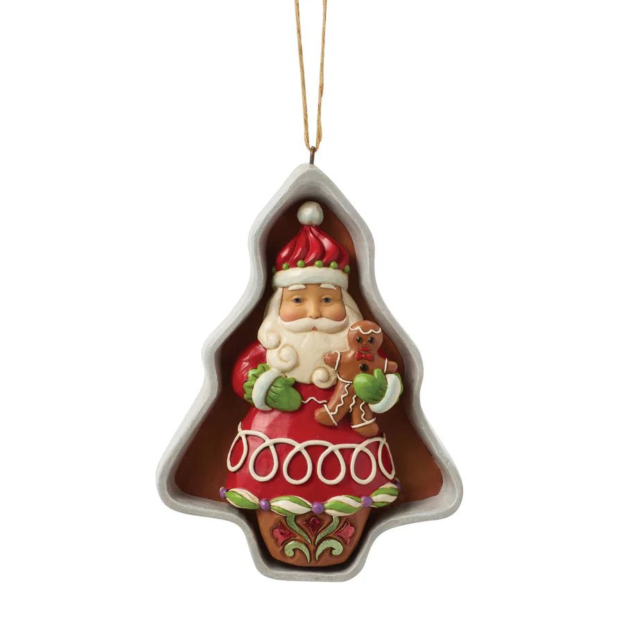 Cookie Cutter Santa Ornament - Nifty Decor & More