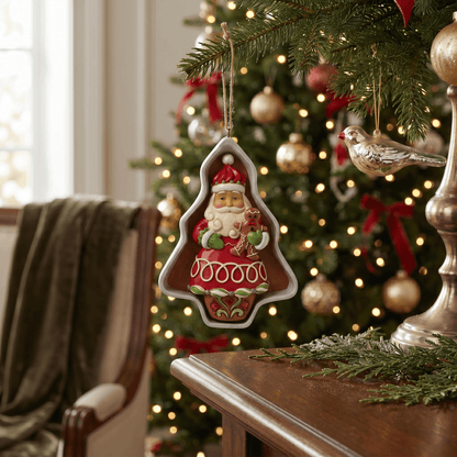 Cookie Cutter Santa Ornament - Nifty Decor & More