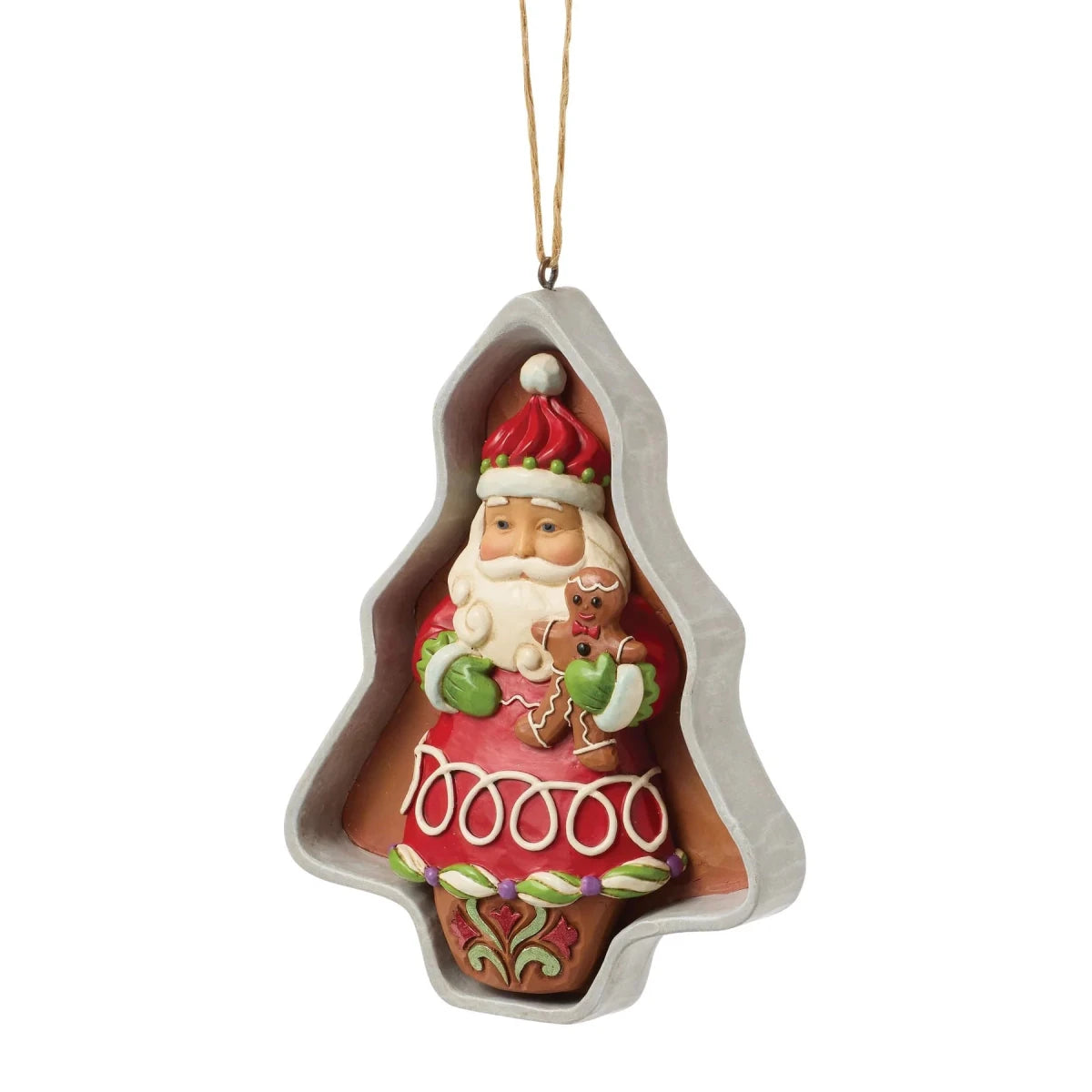 Cookie Cutter Santa Ornament - Nifty Decor & More