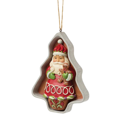 Cookie Cutter Santa Ornament - Nifty Decor & More