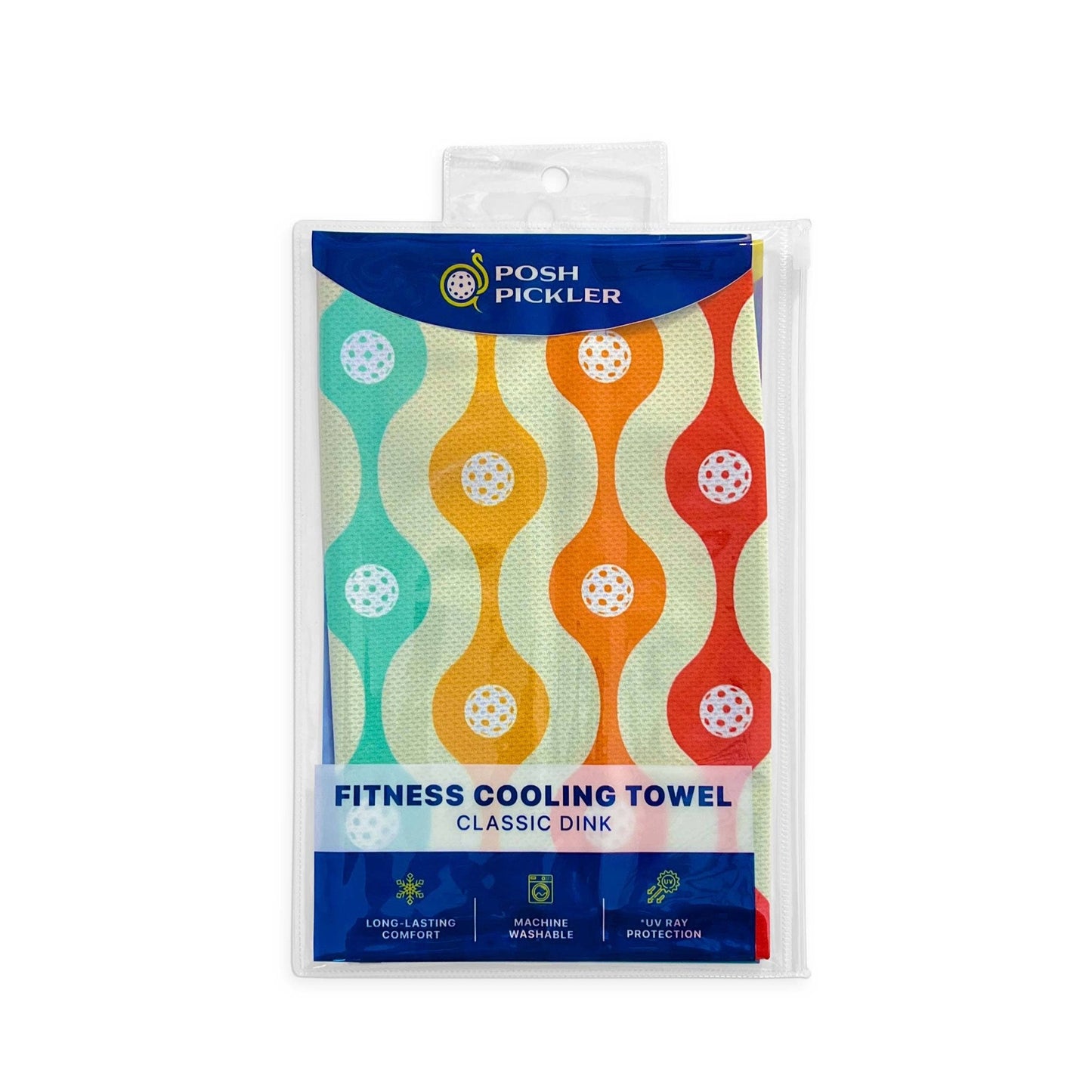 Cooling Towel Classic Dink Sport Design, Lightweight Quick-Dry, Perfect Pickleball Accessory & Athlete Gift Pickleball Towel