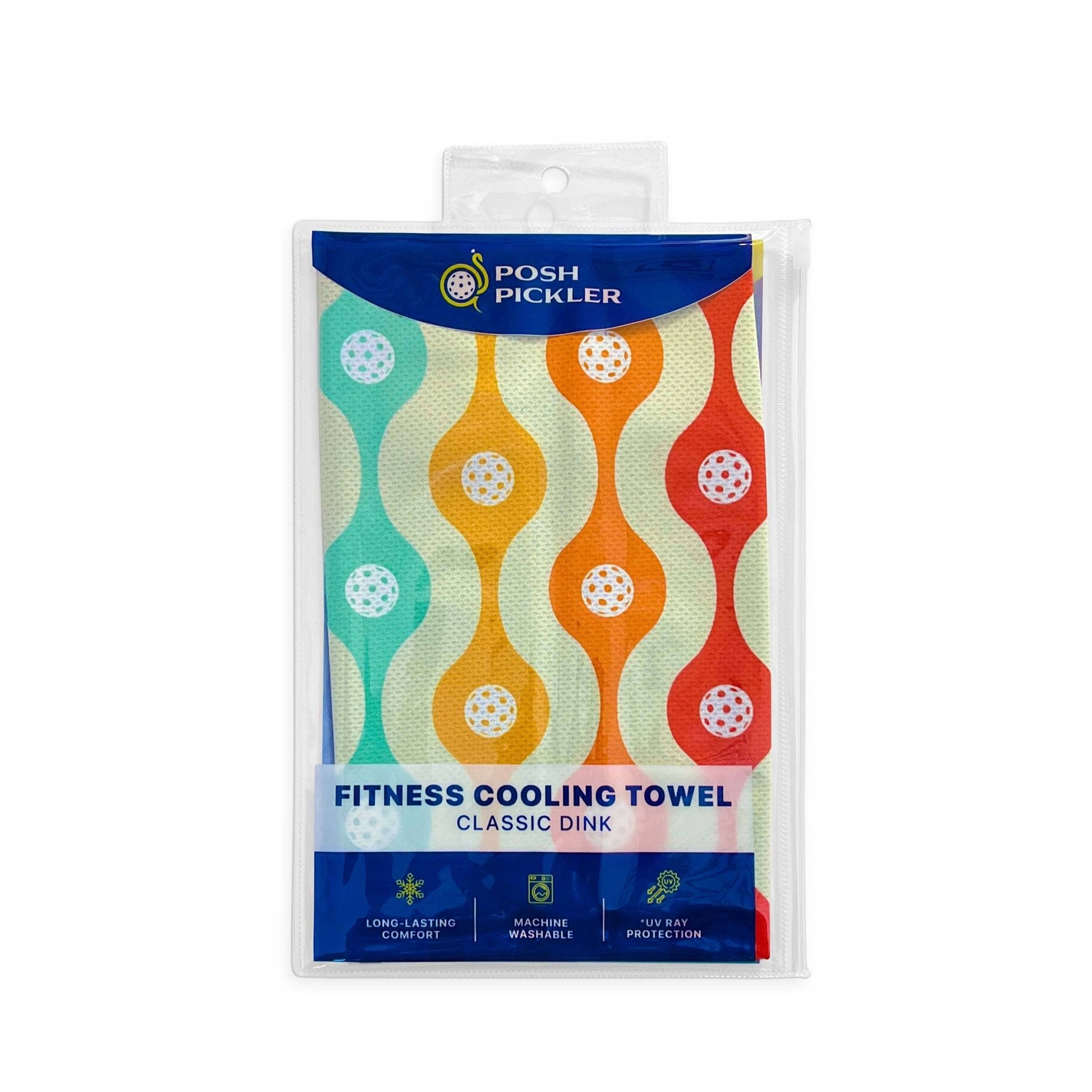 Cooling Towel Classic Dink Sport Design, Lightweight Quick-Dry, Perfect Pickleball Accessory & Athlete Gift Pickleball Towel