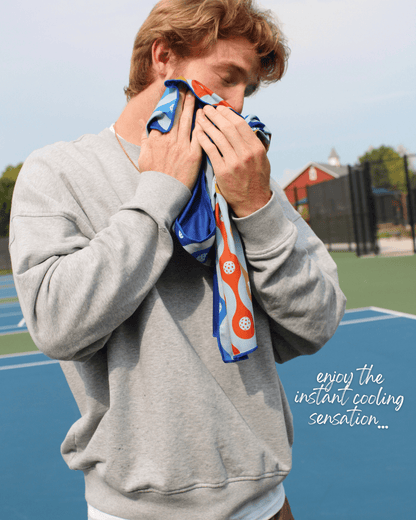 Cooling Towel Classic Dink Sport Design, Lightweight Quick - Dry, Perfect Pickleball Accessory & Athlete Gift - Nifty Decor & More