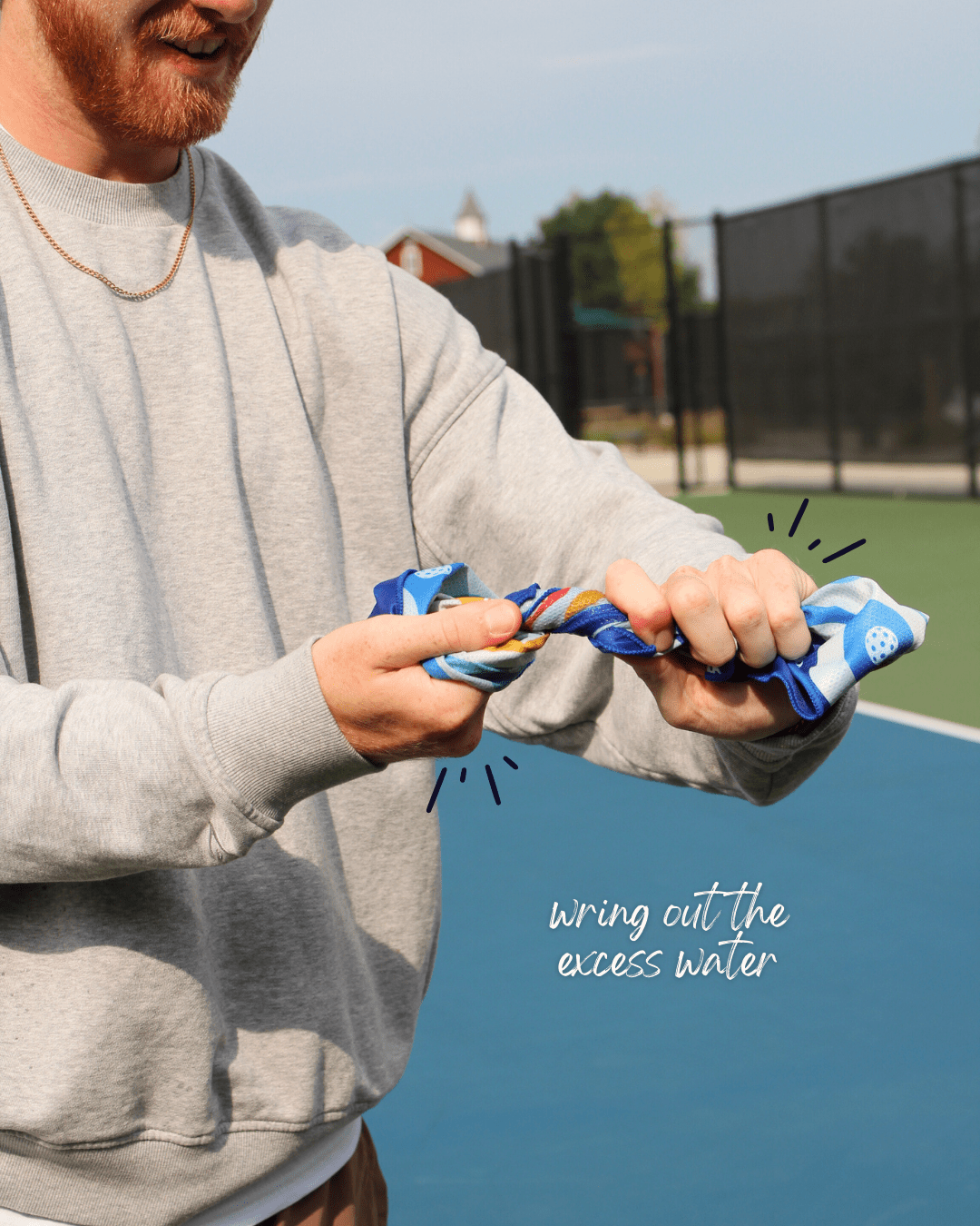 Cooling Towel Classic Dink Sport Design, Lightweight Quick-Dry, Perfect Pickleball Accessory & Athlete Gift Pickleball Towel