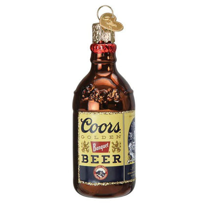Coors Banquet Bottle Ornament - Nifty Decor & More