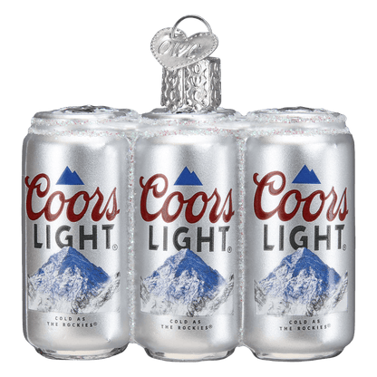 Coors Light Six Pack Ornament - Nifty Decor & More
