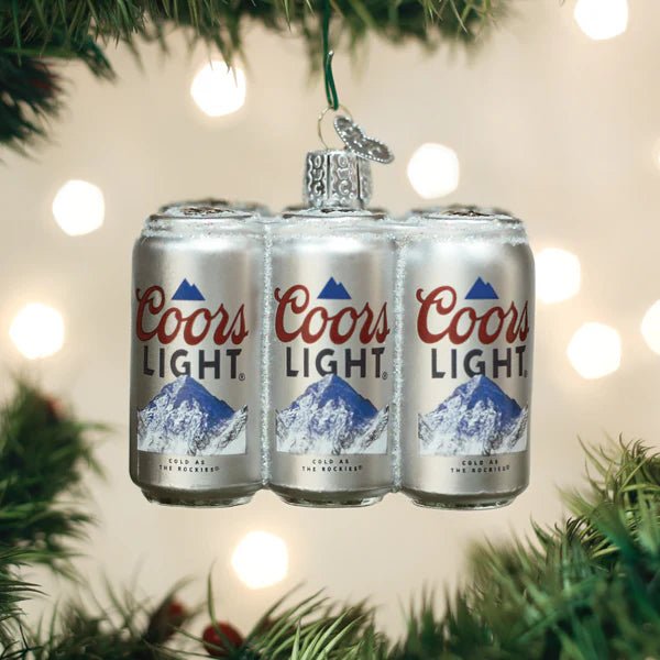 Coors Light Six Pack Ornament - Nifty Decor & More