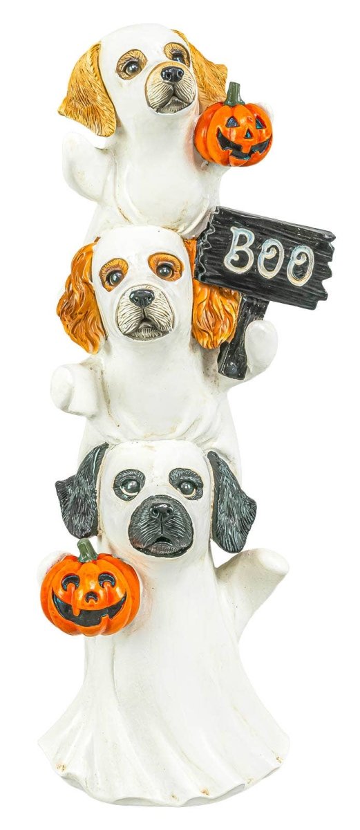 Costumed Pupper Halloween Stack Tabletop - Nifty Decor & More
