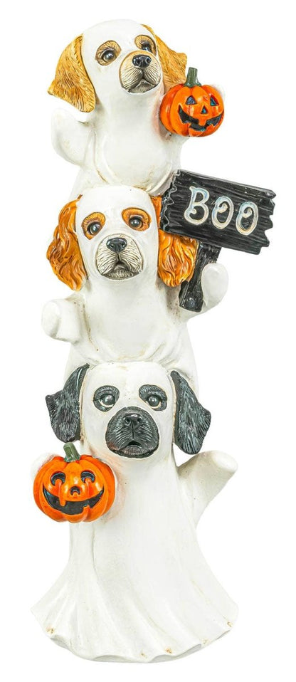 Costumed Pupper Halloween Stack Tabletop - Nifty Decor & More