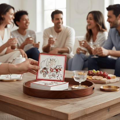 Covered Wagon Hometown Pride Cocktail Napkins (20 Ct) - Nifty Decor & More
