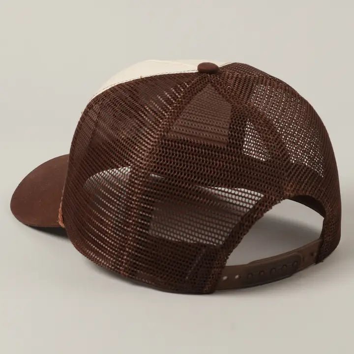 Cowboy Image Howdy Embroidery Mesh Back Cap - Nifty Decor & More