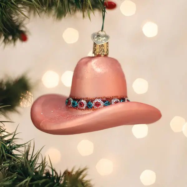 Cowgirl Hat Ornament - Nifty Decor & More