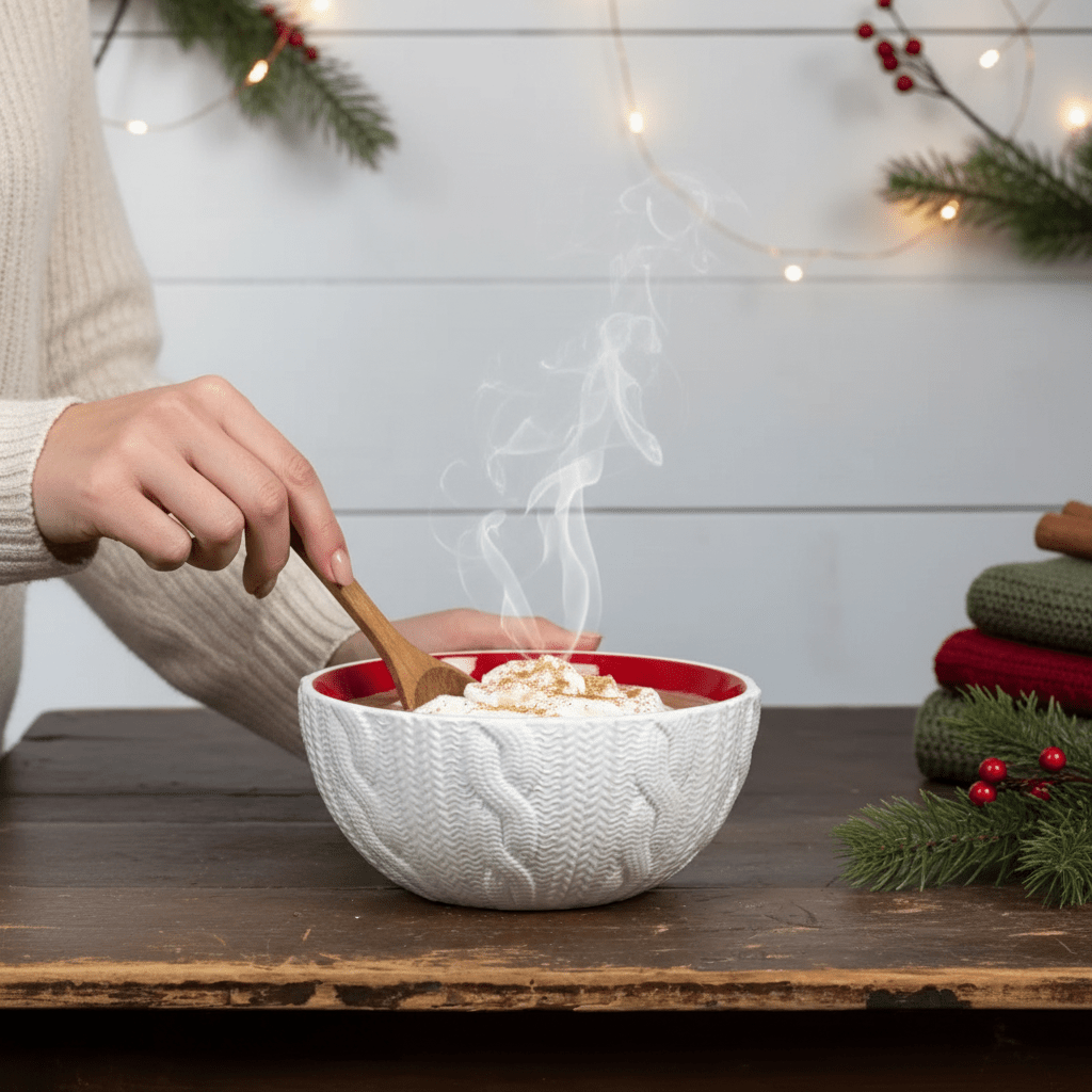 Cream Sweater Bowl - Nifty Decor & More