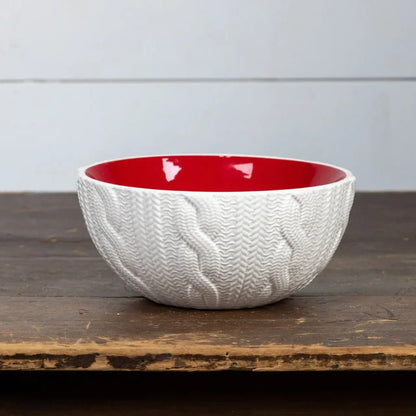 Cream Sweater Bowl - Nifty Decor & More