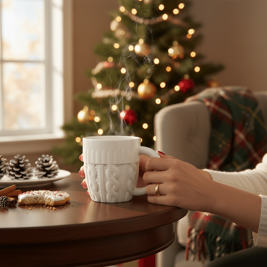 Cream Sweater Coffee Mug - Nifty Decor & More