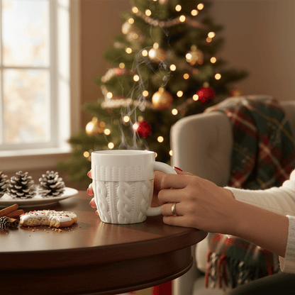 Cream Sweater Coffee Mug - Nifty Decor & More