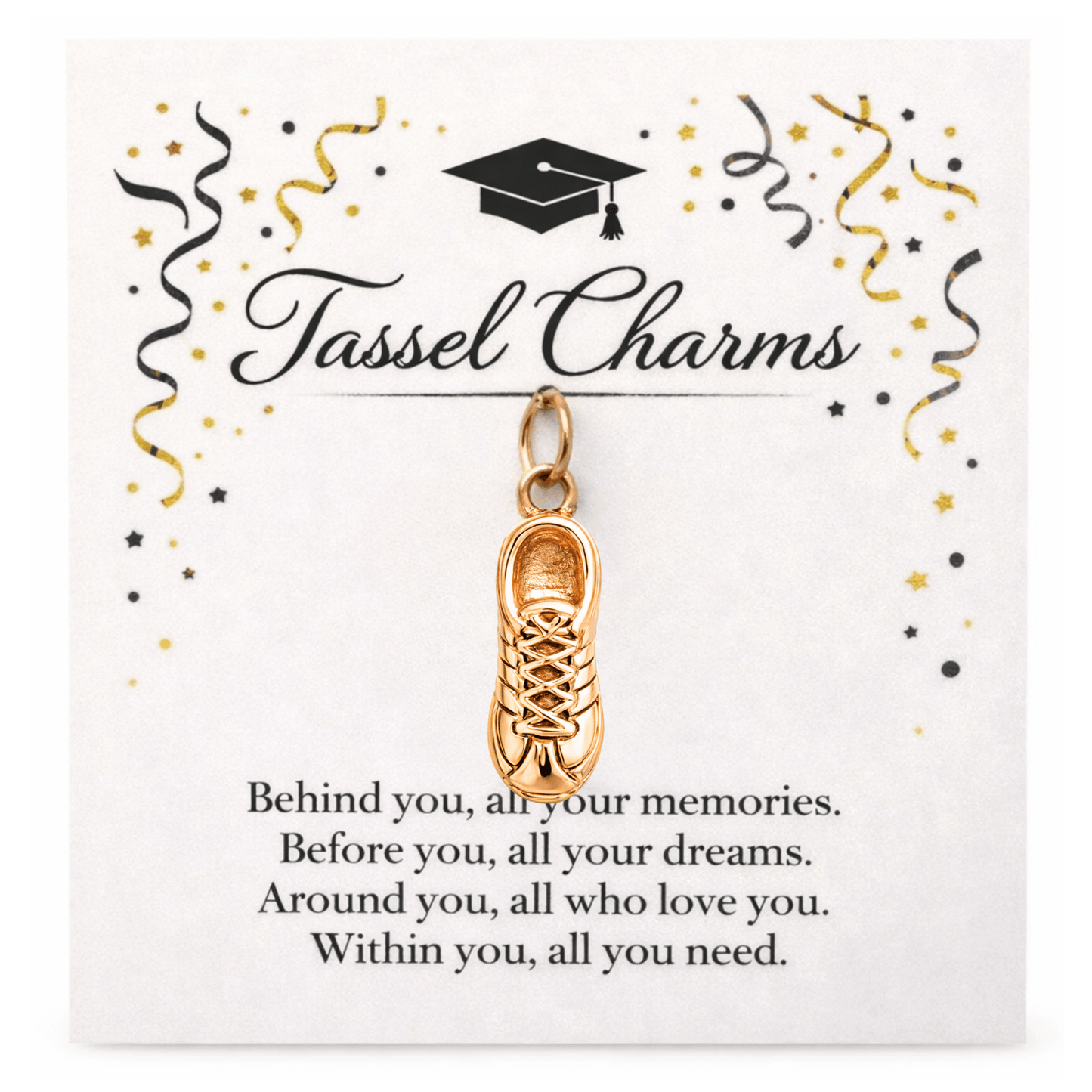 Cross Country Graduation Tassel Charm - Nifty Decor & More
