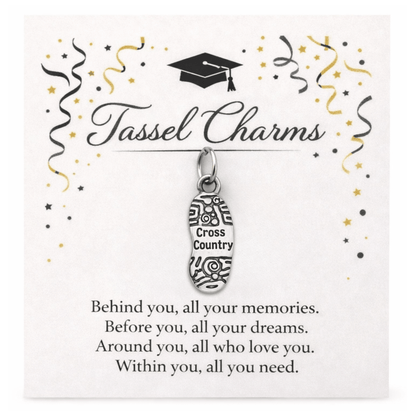 Cross Country Graduation Tassel Charm - Nifty Decor & More