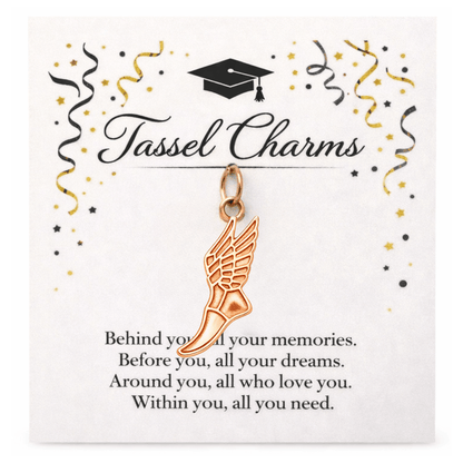 Cross Country Graduation Tassel Charm - Nifty Decor & More
