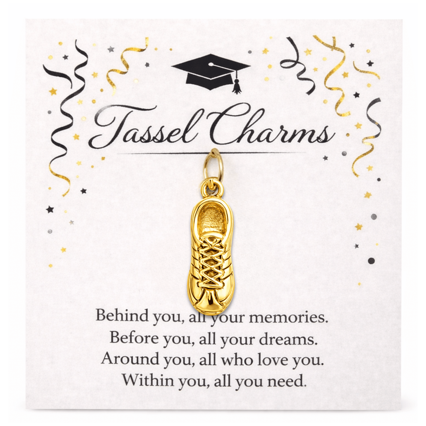Cross Country Graduation Tassel Charm - Nifty Decor & More
