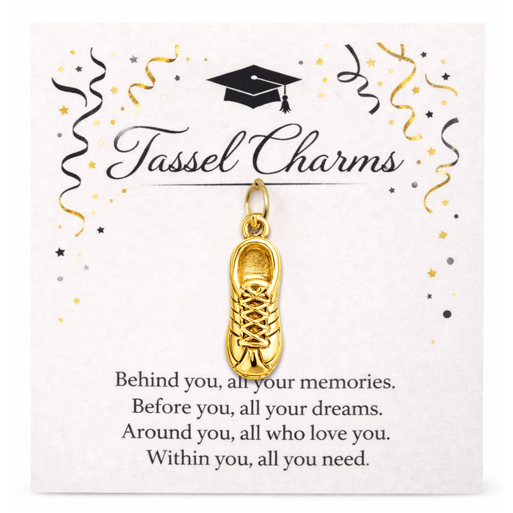 Cross Country Graduation Tassel Charm - Nifty Decor & More