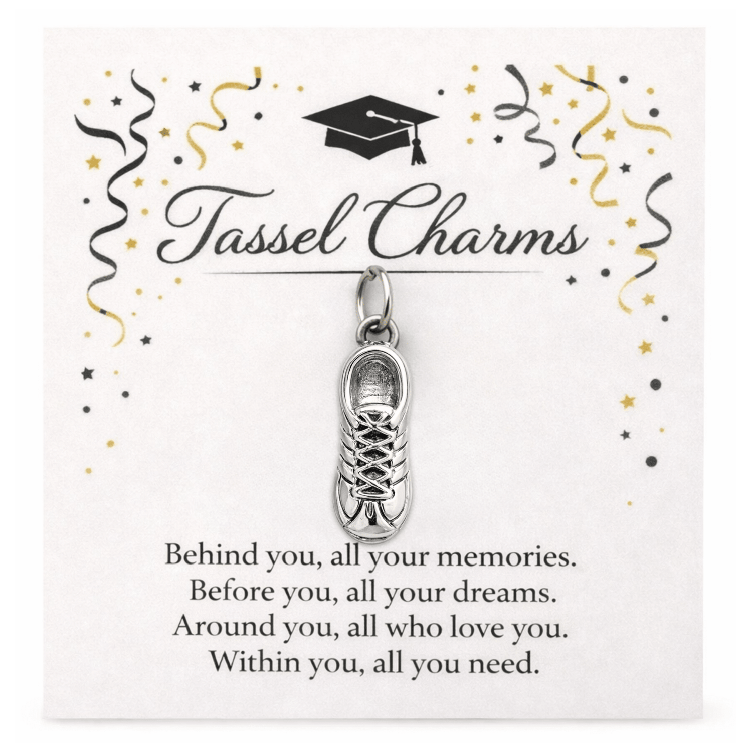 Cross Country Graduation Tassel Charm - Nifty Decor & More