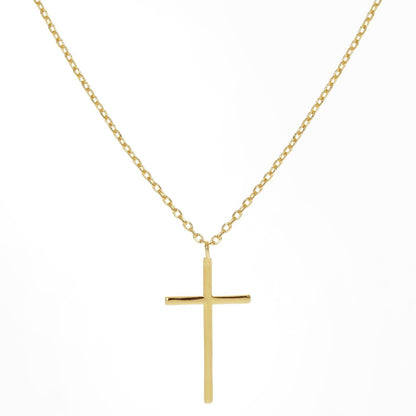 Cross Necklace Gold - Dipped - Nifty Decor & More