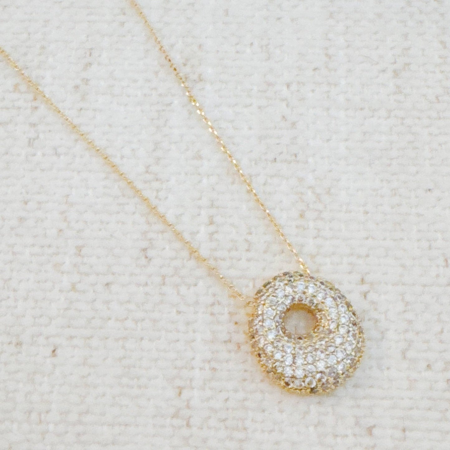 Crystal Bubble Initial Necklace, Sparkling Preppy Charm Necklace, Trendy Accessory for Women, Gift Idea - Nifty Decor & More