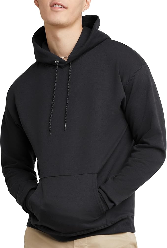 Custom embroidered - Hanes Men's EcoSmart Hoodie, Midweight Fleece, Pullover Hooded Sweatshirt - Nifty Decor & More