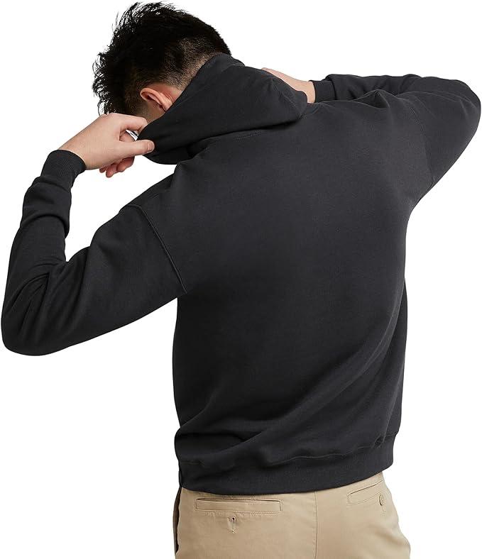 Custom embroidered - Hanes Men's EcoSmart Hoodie, Midweight Fleece, Pullover Hooded Sweatshirt - Nifty Decor & More