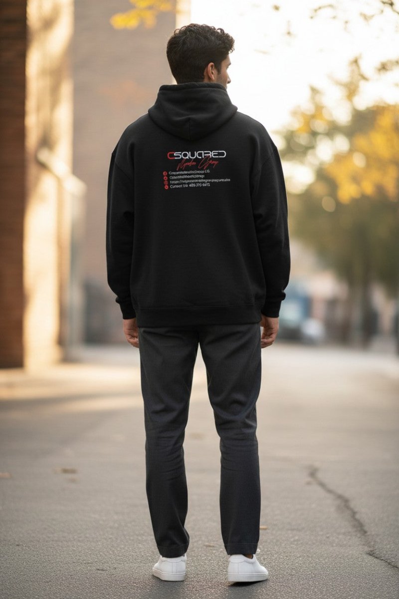 Custom embroidered - Hanes Men's EcoSmart Hoodie, Midweight Fleece, Pullover Hooded Sweatshirt - Nifty Decor & More