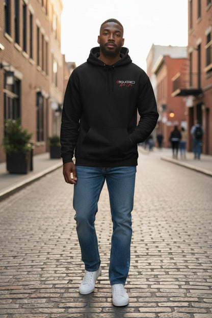 Custom embroidered - Hanes Men's EcoSmart Hoodie, Midweight Fleece, Pullover Hooded Sweatshirt - Nifty Decor & More