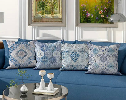 Custom Embroidered Monogram Throw Pillow (18x18) - Personalized Luxury Accent Pillow for Weddings, Dorms, & Home Decor - Nifty Decor & More
