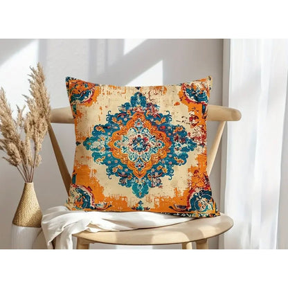 Custom Embroidered Monogram Throw Pillow (18x18) - Personalized Luxury Accent Pillow for Weddings, Dorms, & Home Decor - Nifty Decor & More